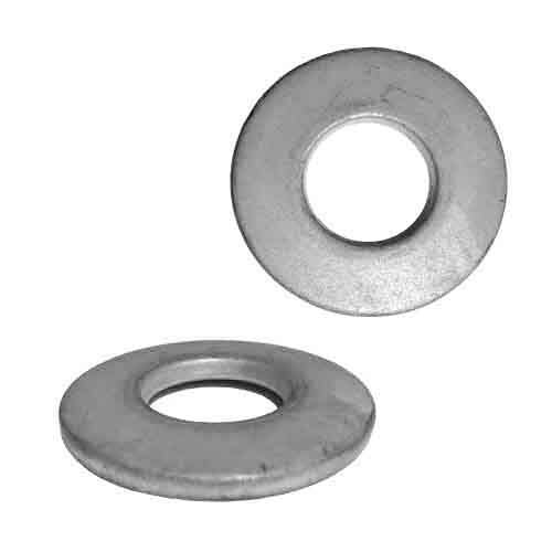 K0812-A-061-ZC 1/4" Belleville Washer (Disc Spring), Carbon Steel, Zinc